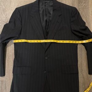 Brooks Brothers Made in Italy Grep Pinstripe 2pc Suit
